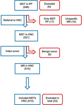 Changes in multidisciplinary team decisions in a high volume head and neck oncological center following those made in its preferred partner